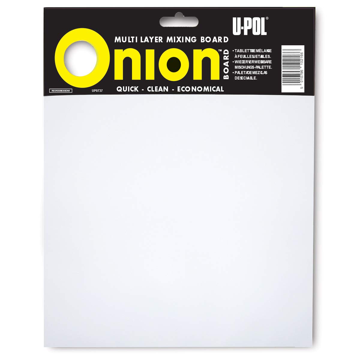 U-Pol Products 0737 Onion Board Multilayered Mixing Palette