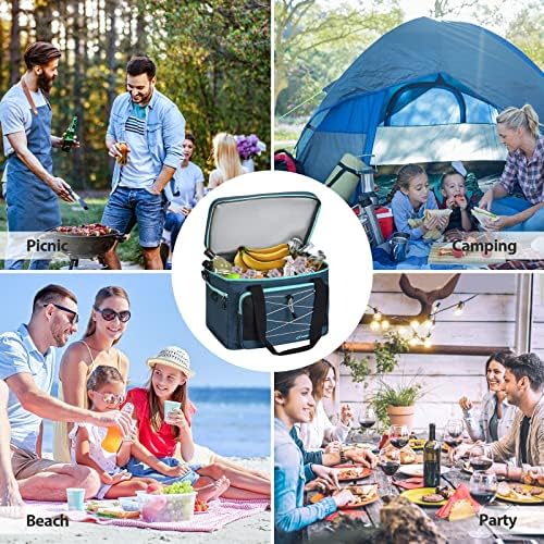 Maelstrom Soft Cooler Bag,Collapsible Soft Sided Cooler,24/30/60/75 Cans Beach Cooler,Ice Chest,Large Leakproof Camping Cooler,Portable Travel Cooler for Grocery Shopping,Camping,Road Trips