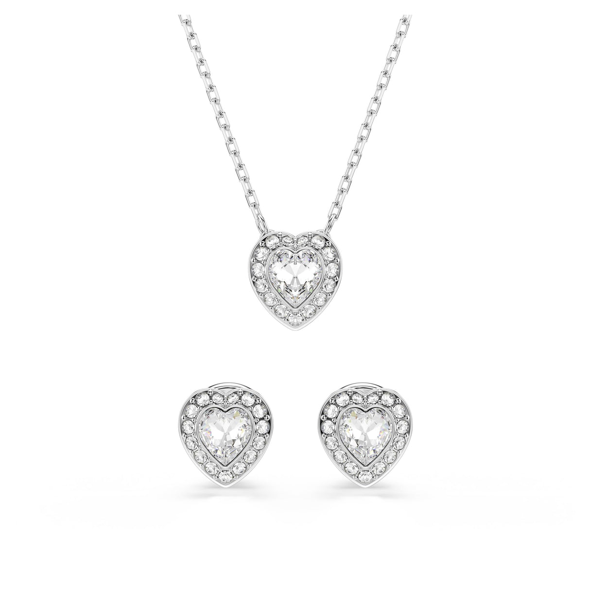 Swarovski Ariana Grande Angelic Crystal Set in Rhodium Finish - Part of the Ariana Grande x Capsule Collection