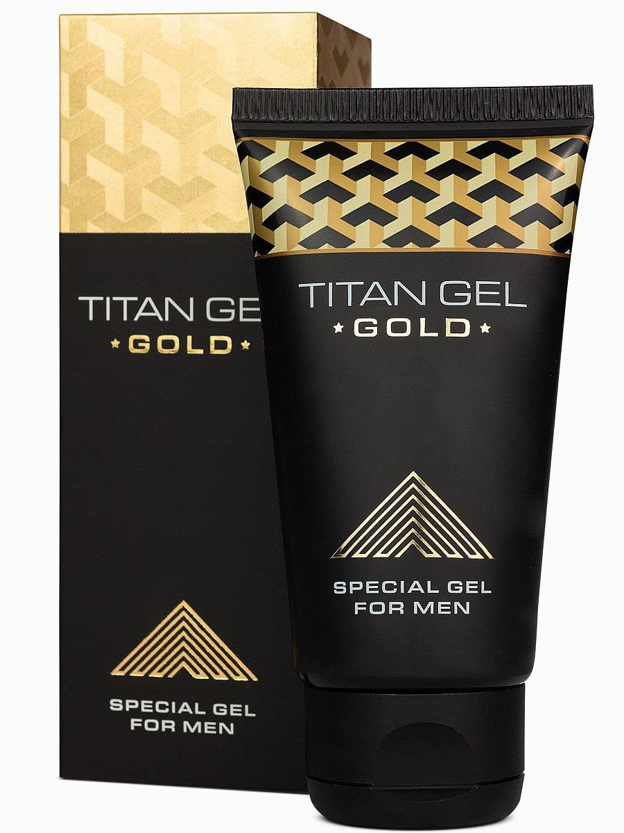 Titan Gel Gold for Men Original. Male Natural Massage Cream, 50ml