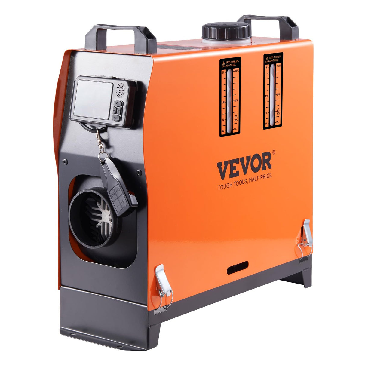 VEVOR 8KW Diesel Heater All in One, Diesel Air Heater with Bluetooth App Control, Portable Parking Heater Automatic Altitude Adjustment Max 18045 ft, Remote Control and LCD, for Vehicles and Indoors