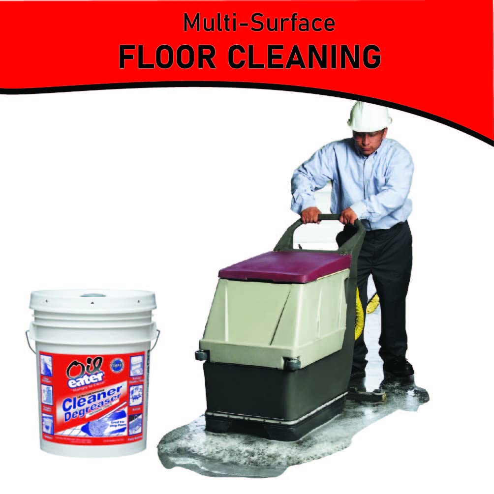 Oil Eater AOD5G35438 Original 5 Gallon Cleaner/Degreaser, light yellow, 640 Fl Oz (Pack of 1)