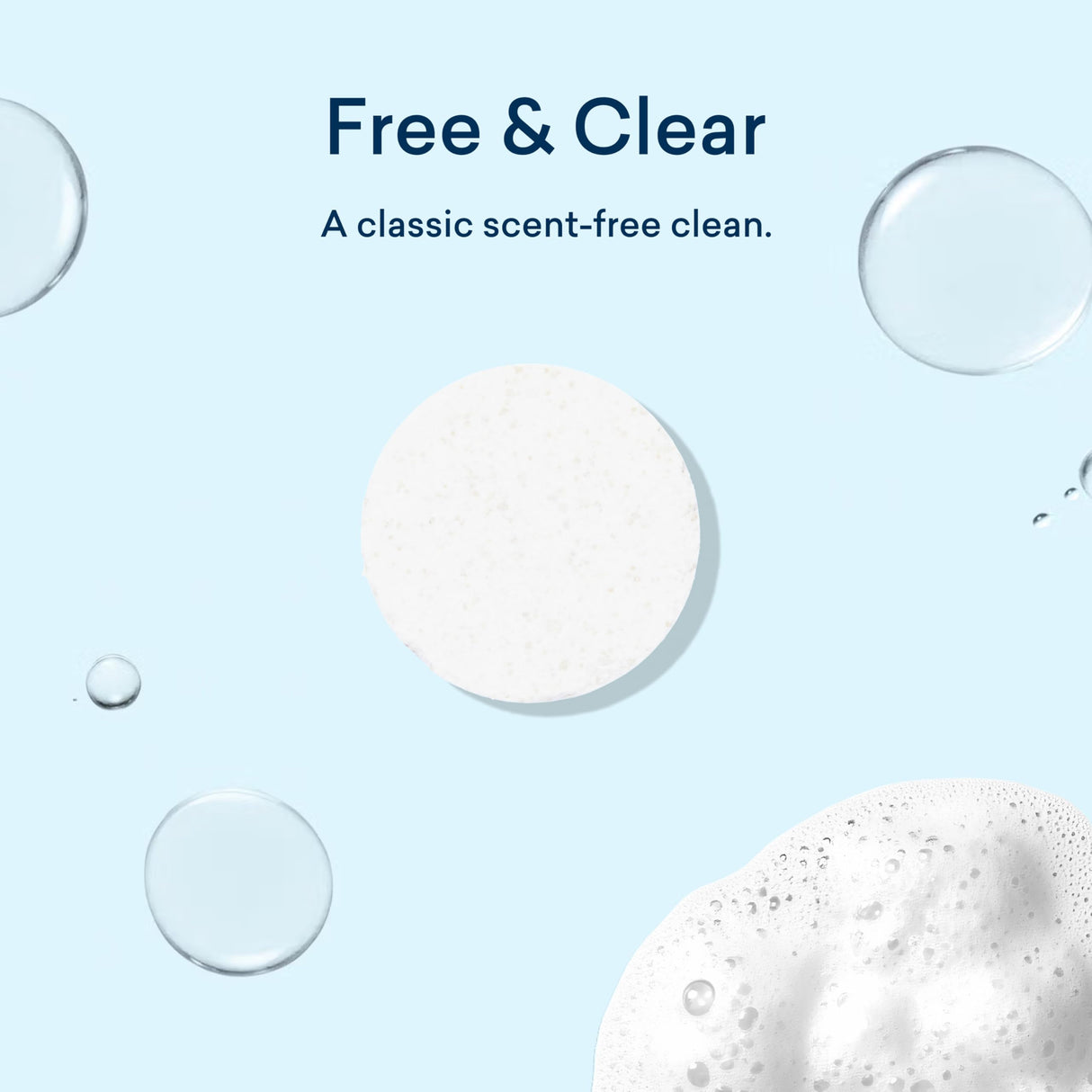 BLUELAND Laundry Detergent Tablets, Starter Set, 60 Count with Tin, Plastic-Free Eco-Friendly Pods, Sheets, Liquid Alternative - Fragrance Free and Clear, Natural, Gentle