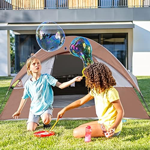 Camping Tent 2 Person, Waterproof Windproof Tent with Rainfly Easy Set up-Portable Dome Tents for Camping…