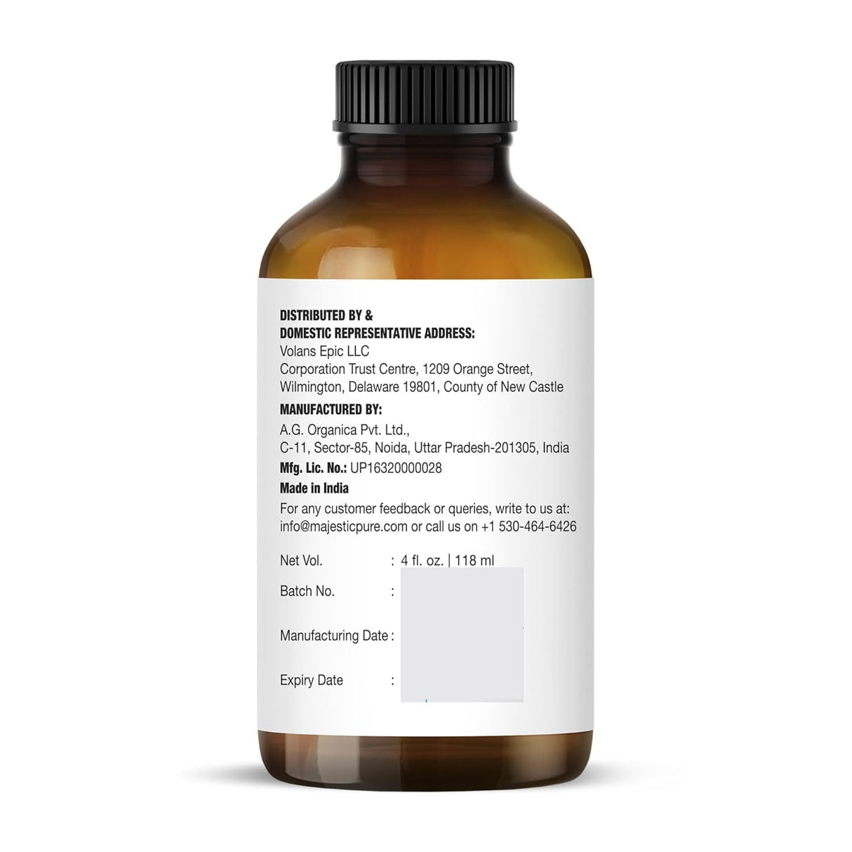 MAJESTIC PURE Lemongrass Essential Oil | 100% Pure and Natural Oil | Premium Grade Essential Oils for Hair Care, Home Diffusers, Skin, Aromatherapy, Massage and Humidifiers | 4 Fl Oz (Pack of 2)