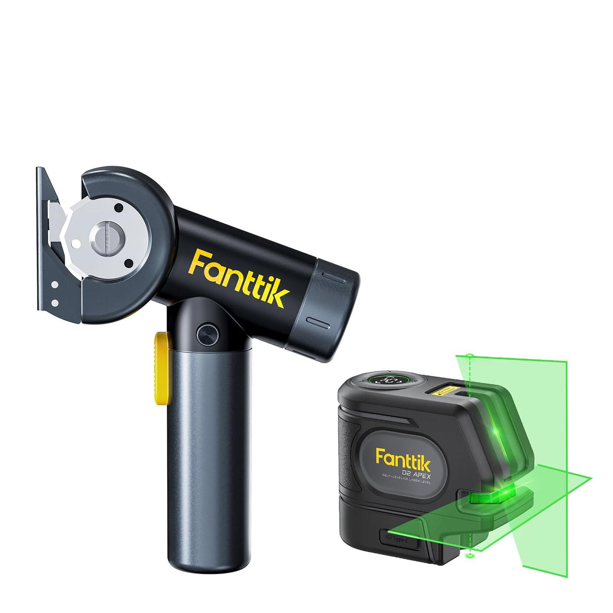 Fanttik C8 Nano 3.7V Cordless Electric Scissors & Fanttik D2 APEX Laser Level