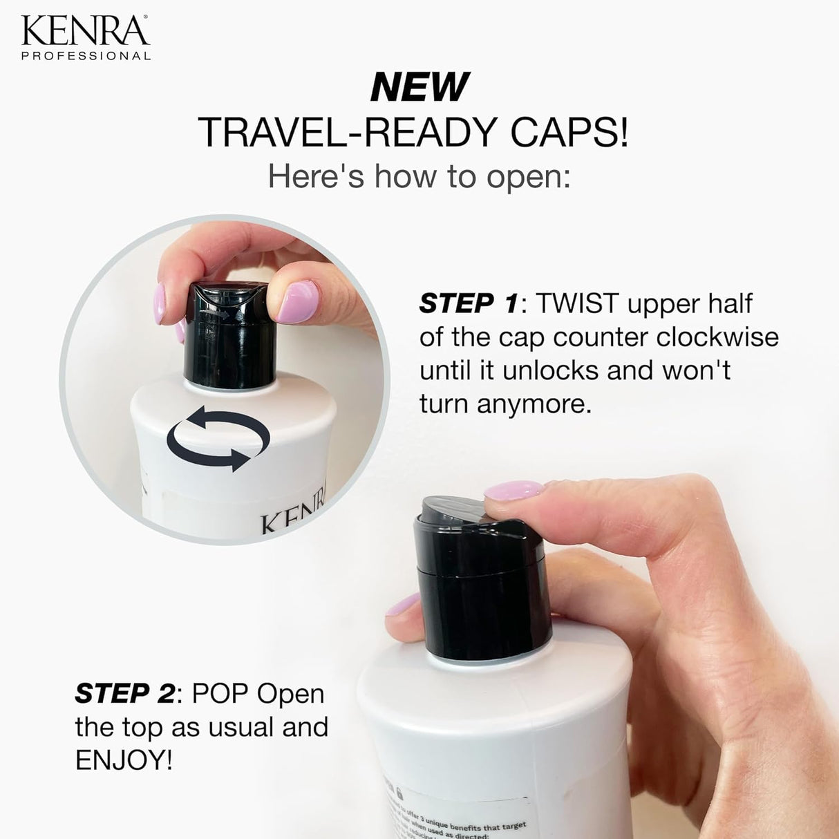 Kenra Triple Repair Shampoo & Conditioner Set | Targets & Repairs Weak or Broken Bonds | Split Ends | Damaged Hair | Bond Builder | Sulfate-Free | 10.1 fl. oz., White