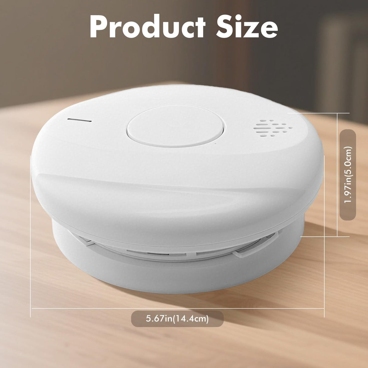 Smoke Detector Smoke and Carbon Monoxide Detector Smoke Detector Carbon Monoxide detectors 10-Year Battery Life, Battery-Powered Smoke and Carbon Monoxide Alarm Combination 3 Pack