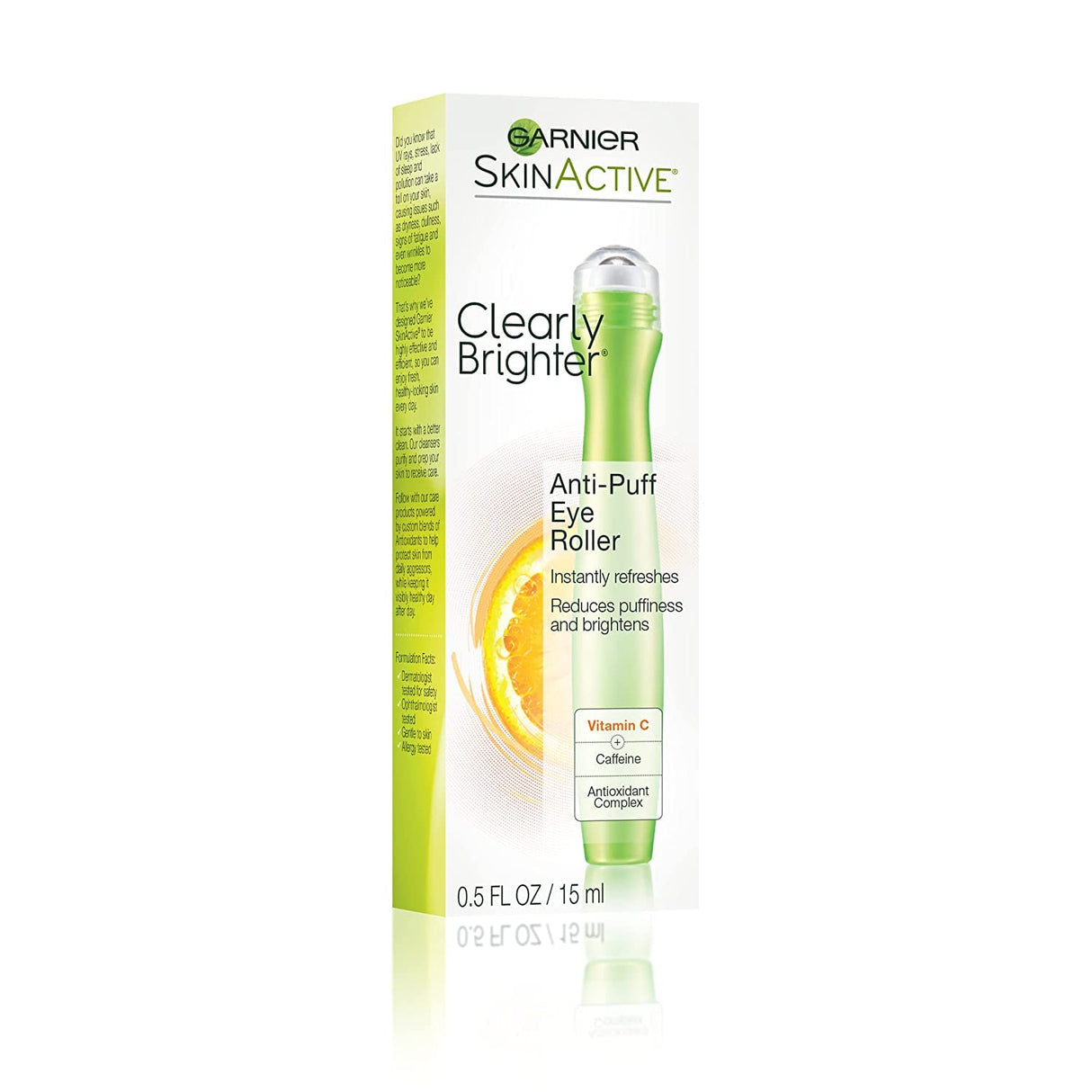 Garnier SkinActive Clearly Brighter Anti-Puff Eye Roller 0.5 oz (Pack of 3)