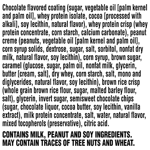 Gatorade Whey Protein Recover Bars, Peanut Butter Chocolate, 2.8 ounce bars (Pack of 12)