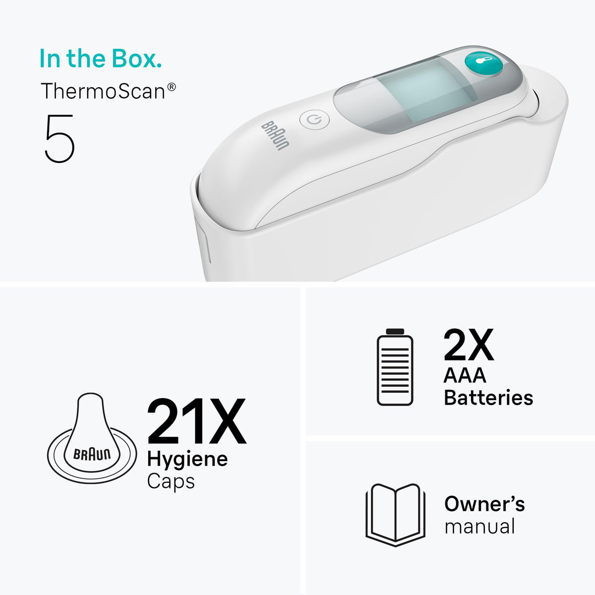 Braun ThermoScan 5 Digital Display Ear Thermometer