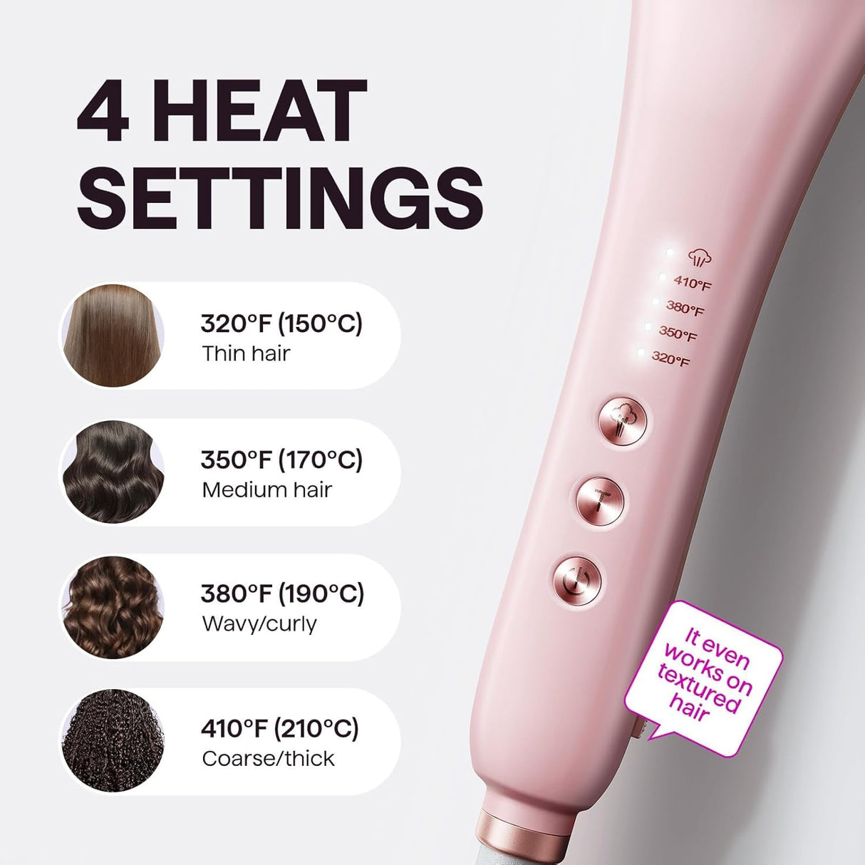 Wavytalk Sleek Sweep and Steamline Pro Steam Straightener Brush