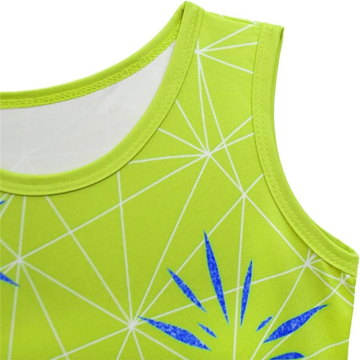 Magwei Girls Disgust Costume Joy Princess Dress Costume Kids Cosplay Dress up Halloween Birthday Christmas Outfits with Wig (Light Green, 11-12 Years)