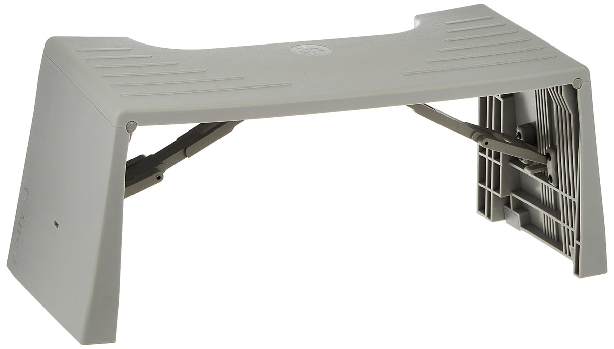 Squatty Potty Porta Traveler Foldable Toilet Stool for Travel, 7" Height, Gray