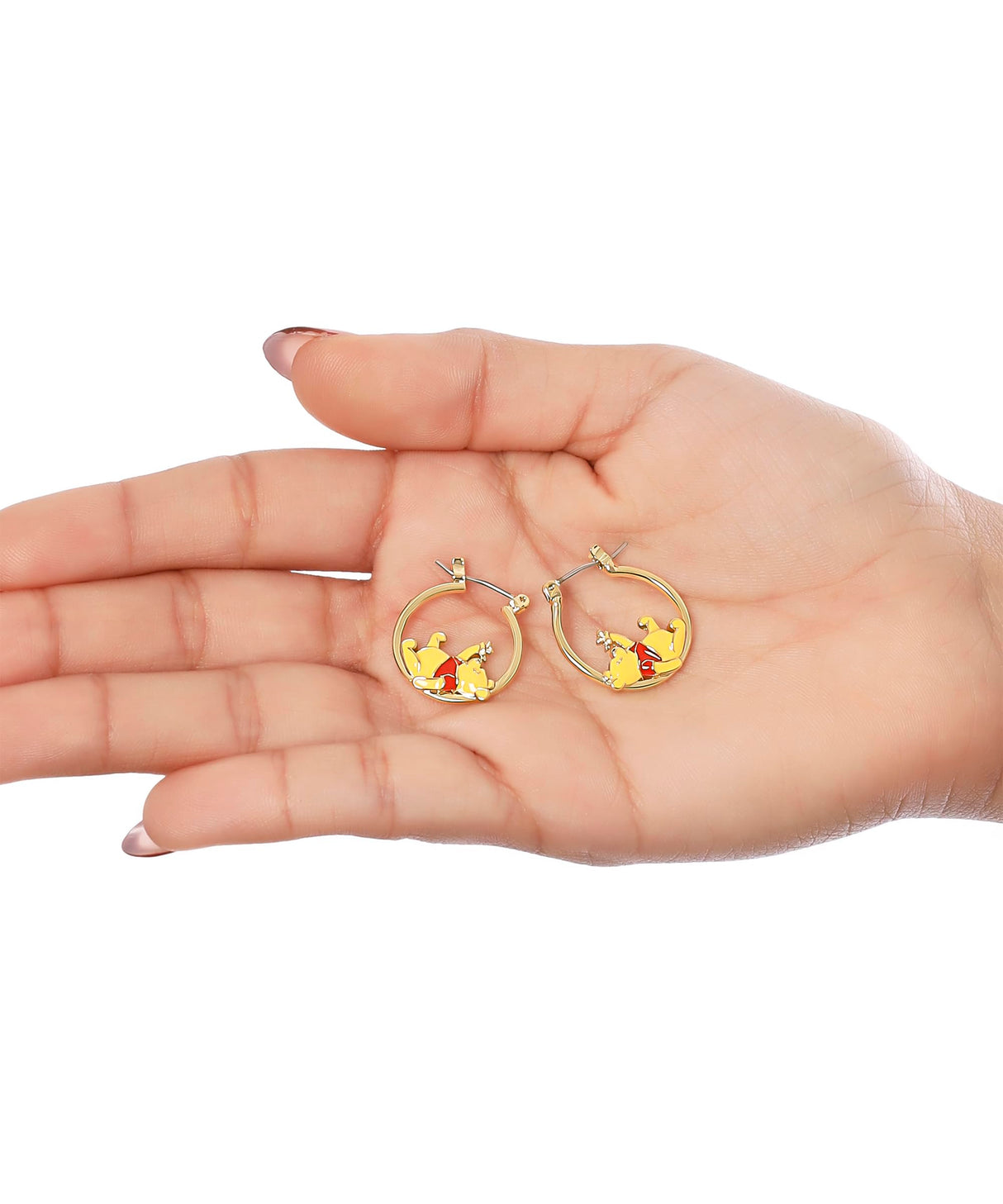 Disney Winnie-the-Pooh Hoop Earrings for Women Official License