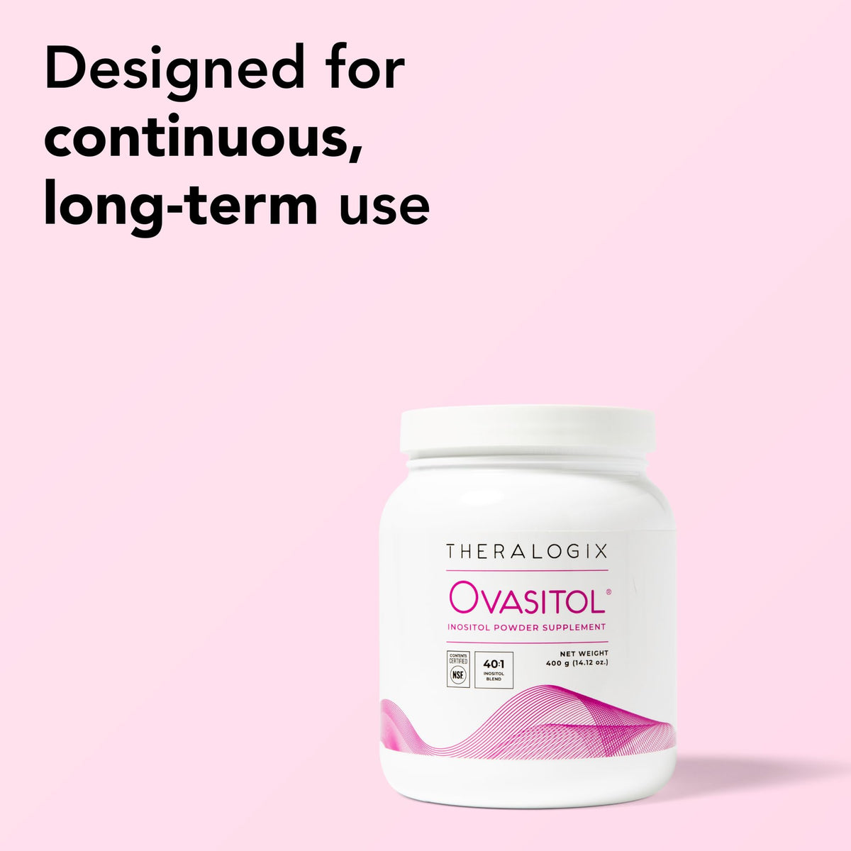Theralogix Ovasitol Canister – Fertility & Hormone Health, NSF Certified