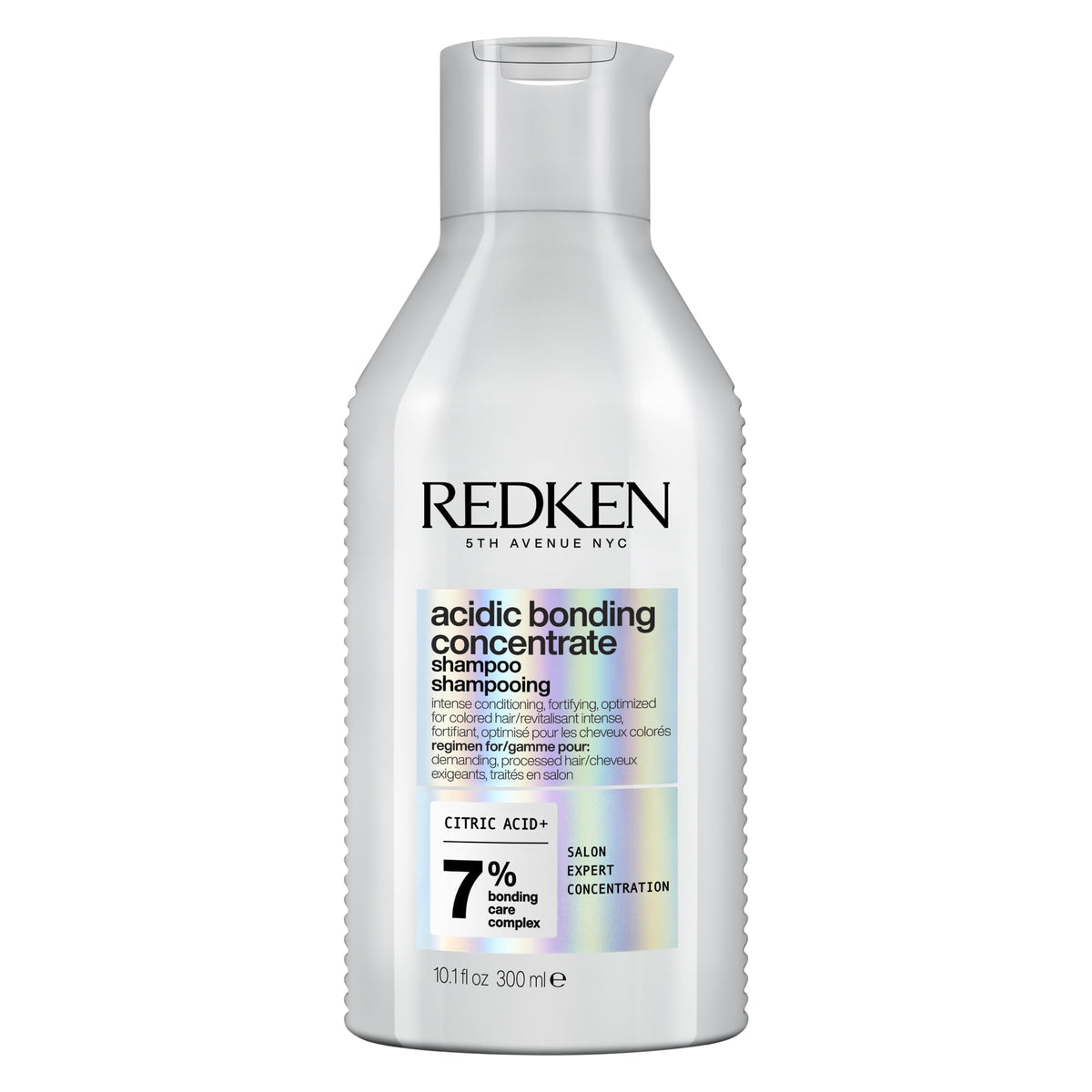 Redken Acidic Bonding Concentrate Shampoo – For Damaged Hair, 10.1 fl oz