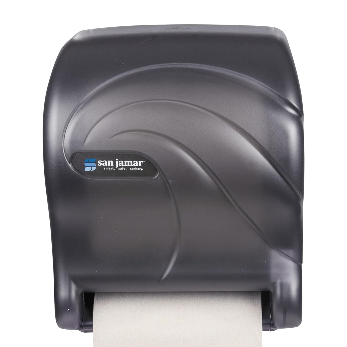 San Jamar Ocean Essence Tear-N-Dry Paper Towel Dispenser, Storage Solution for Bathroom and Kitchen, 14.44" x 11.75" x 9.13", 1 Count, Black Pearl