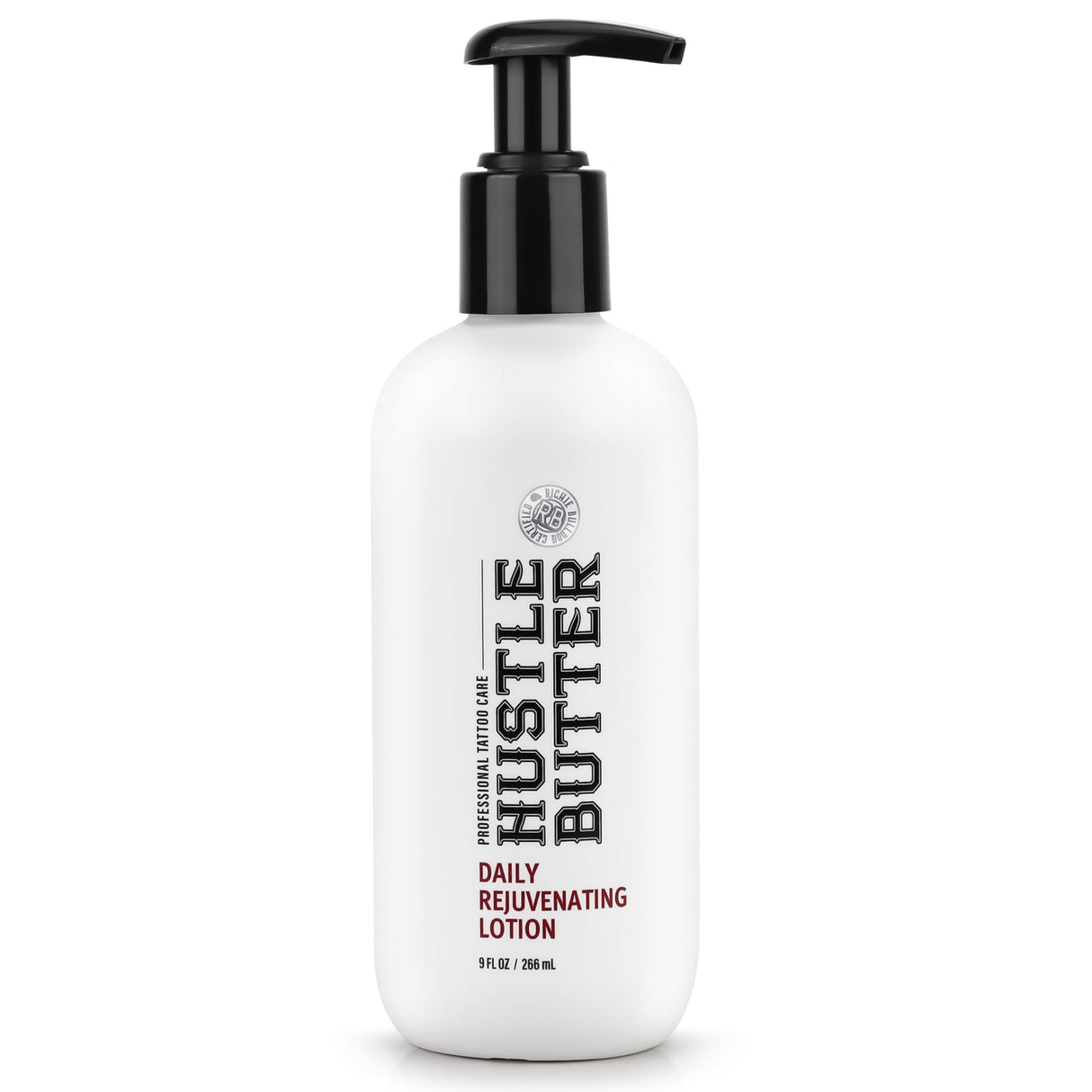 Hustle Butter Tattoo Aftercare - Daily Moisturizing Lotion - Naturally Derived Vegan Cruelty Free - Everyday All Over Use for Tattoos - 9 fl oz