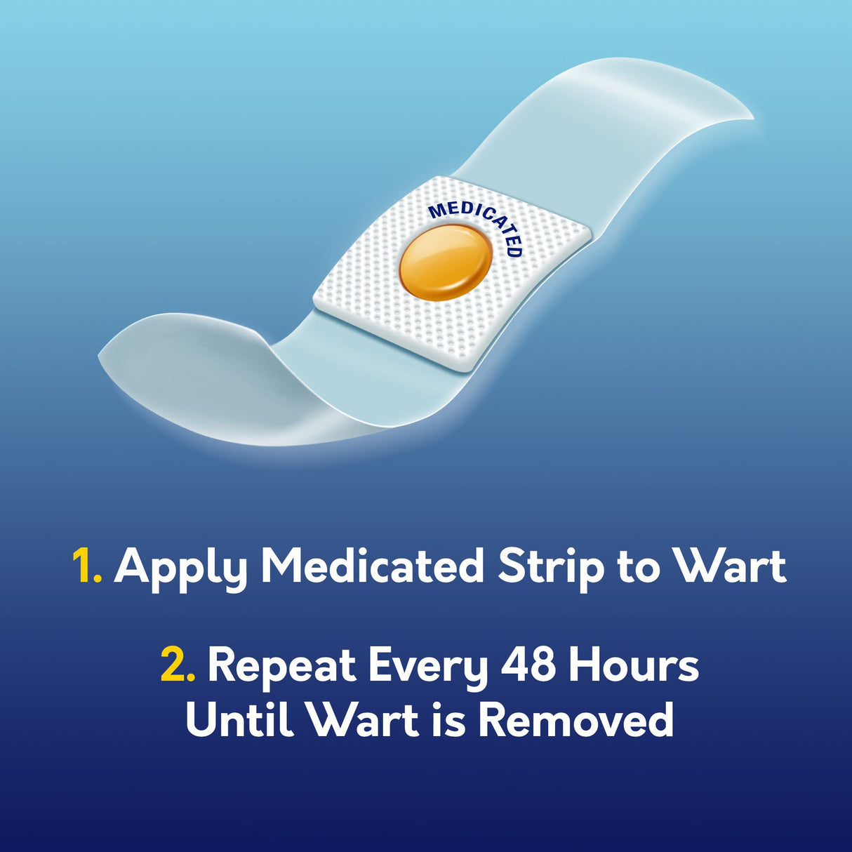 Compound W Maximum Strength One Step Invisible Wart Remover Strips, 14 CT, 2 Pack