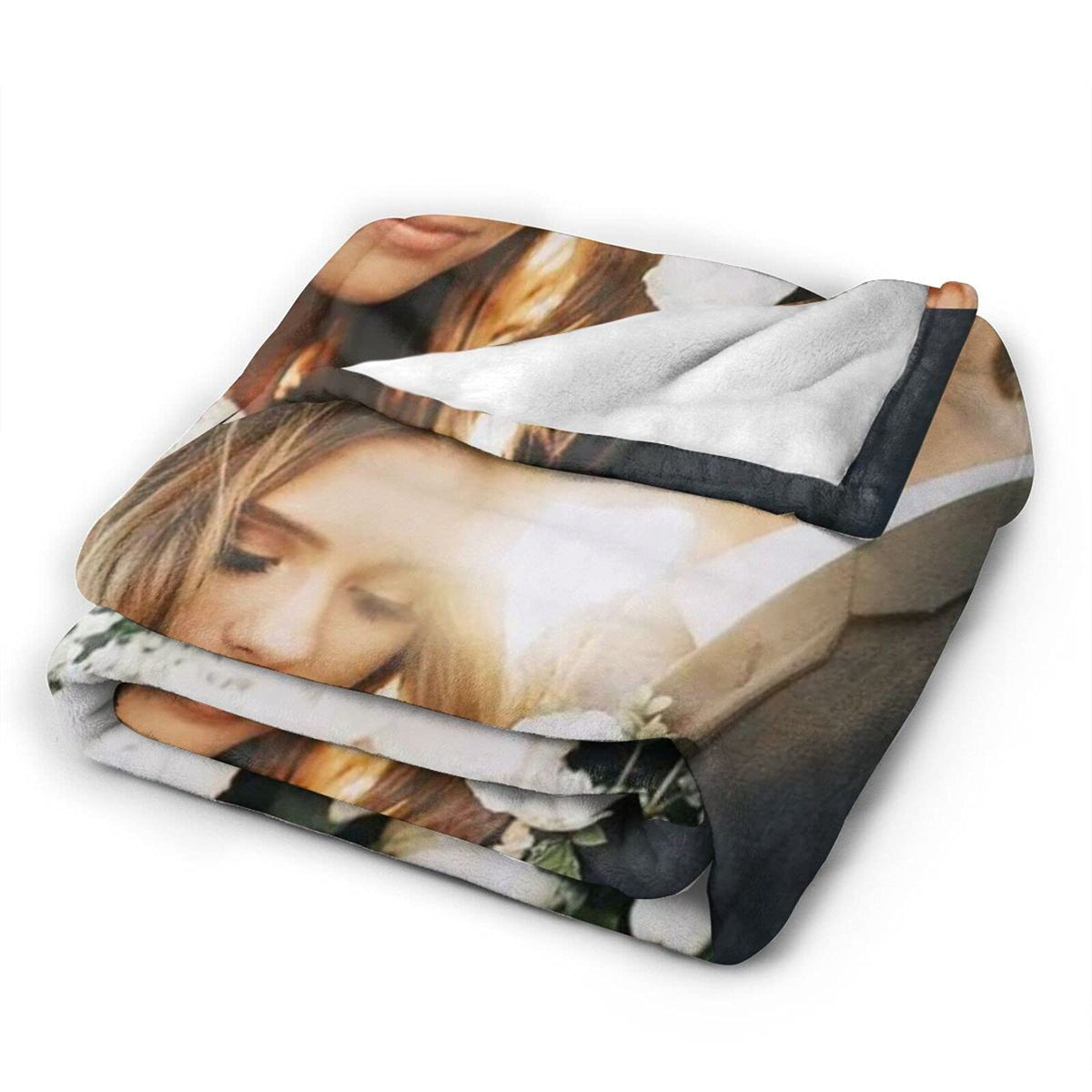 QETXVI Custom Blanket with Photos, USA Made 50"x 60"