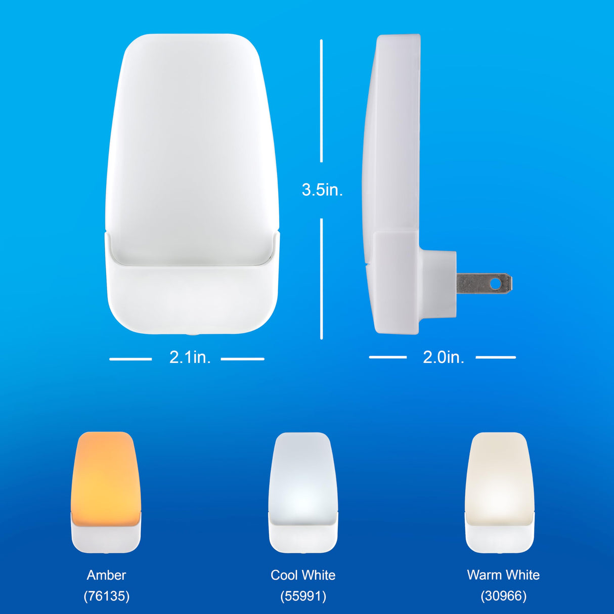 GE Sleeplite Night Lights Plug Into Wall, Dusk to Dawn Sensor, Ambient Lighting, Sleep Aid, Bathroom Décor, LED Lights for Bedroom, Apartment Essentials, Smart Home,86153, Amber, 4 Pack