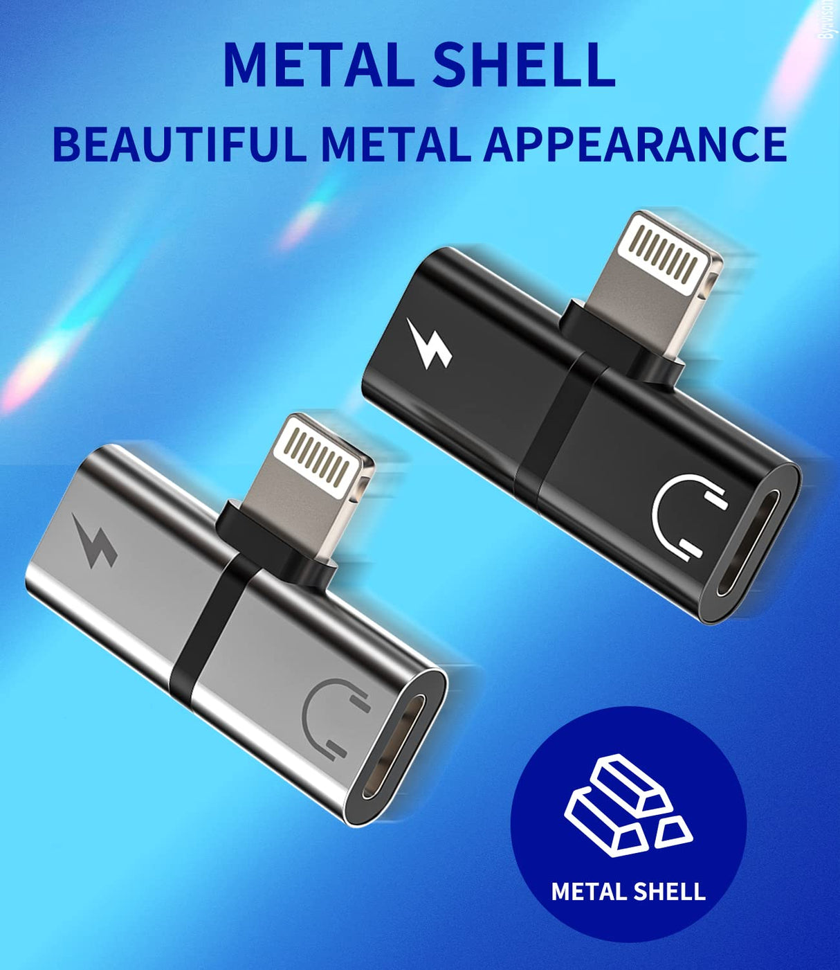 2pack,Headphone Adapter Lightning to Audio Jack and Charger Earphone Charging Splitter Compatible with iPhone 11 12Mini pro max xs xr x se2 7 8plus for ipad air Cable Connector,Apple MFI Certified