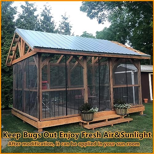 Garage Screen Doors for 1 car garage-10x7FT Fiberglass Durable Heavy Duty Magnetic Garage Door Screen Retractable Hands Free with 4 Roll Up Straps for Patio Workshop Home Gym Sun Room