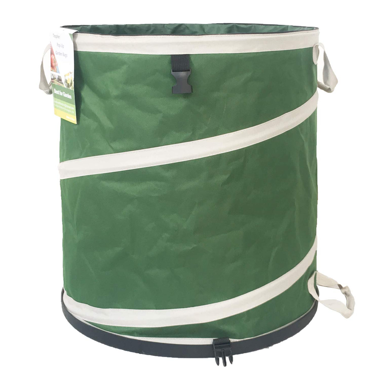 16-Gallon Collapsible Trash Can (16x19 in) Hard-Shell Bottom Yard Garden Bag,Pop-Up Trash Can,RV Camping Waste Bag,Recycling Bin,Laundry Hamper,Leaf Bags,Yard Waste Container,Lawn Grass,Weeds Basket