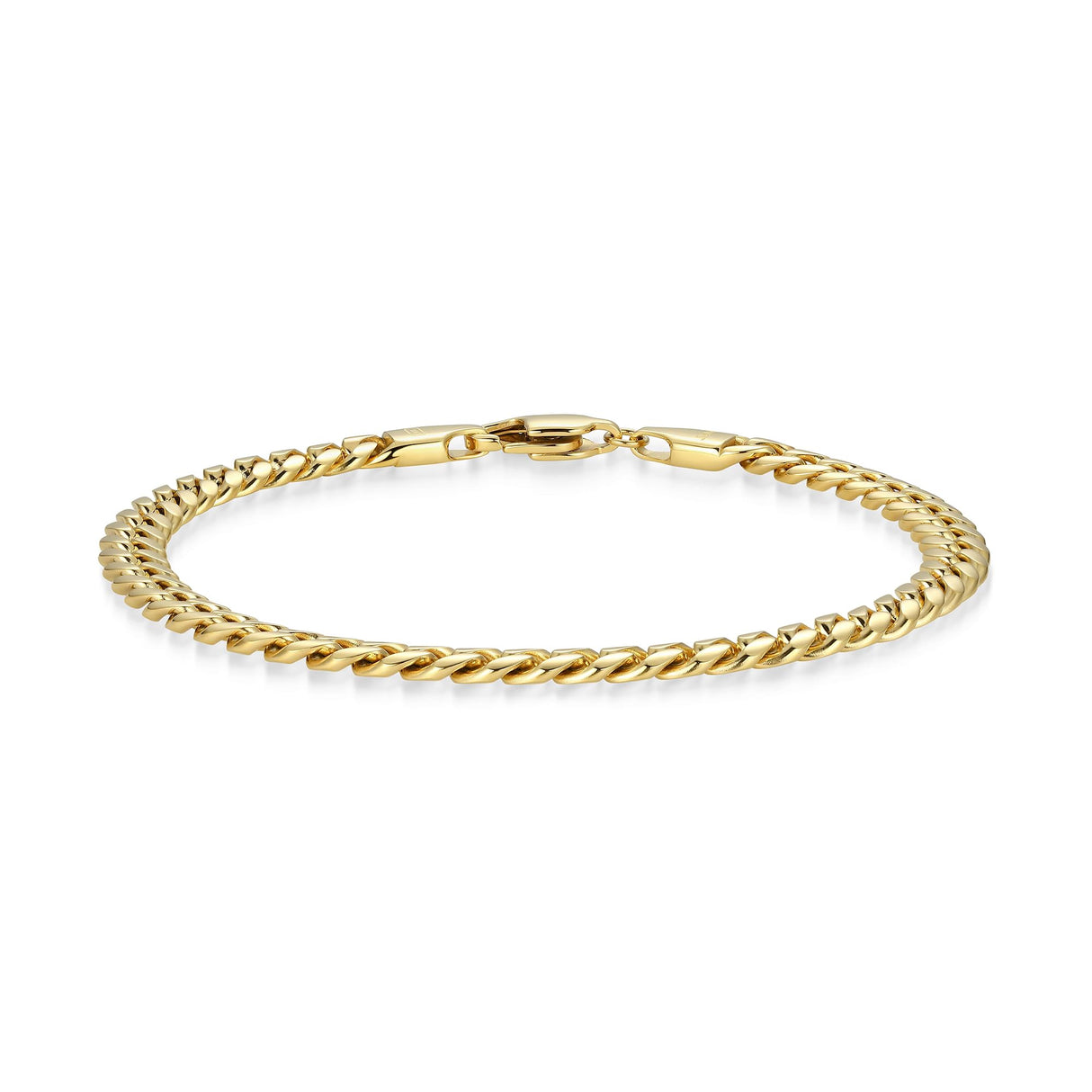 JAXXON Cuban Link Bracelet - 5mm - Gold 8"