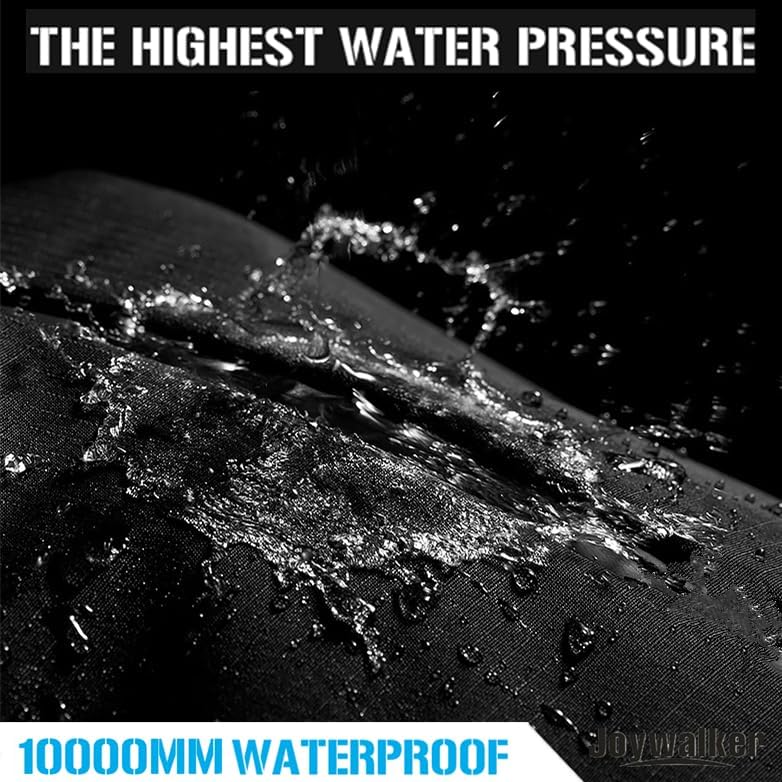 Joy Walker Waterproof Backpack Rain Cover, 10000mm Waterproof Level, Upgraded Anti-Slip Cross Buckle Straps, Four Strengthened Layers for Hiking Camping Traveling