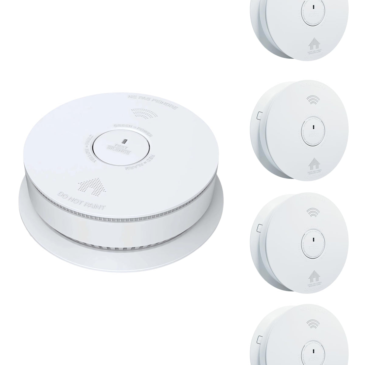 AH Lighting AH886F Combo Smoke & Carbon Monoxide Alarm, Voice Alarm Sy ...
