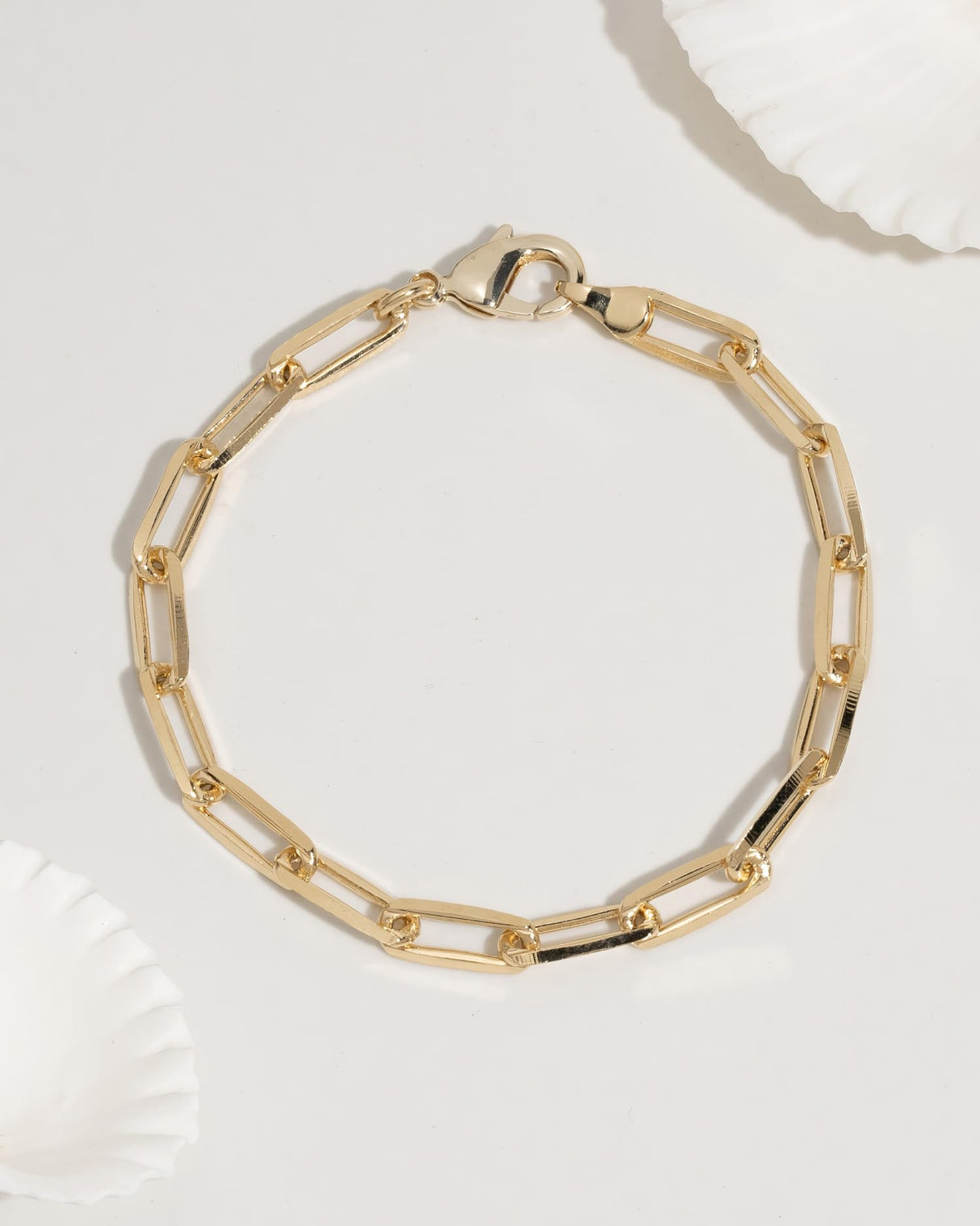 James Michelle Chunky Love Bracelet for Women – Premium Waterproof, Tarnish-Free, Gold PVD Coated Jewelry – Hypoallergenic – Perfect for Beach, Weddings, Gifts – 7 Inch Length