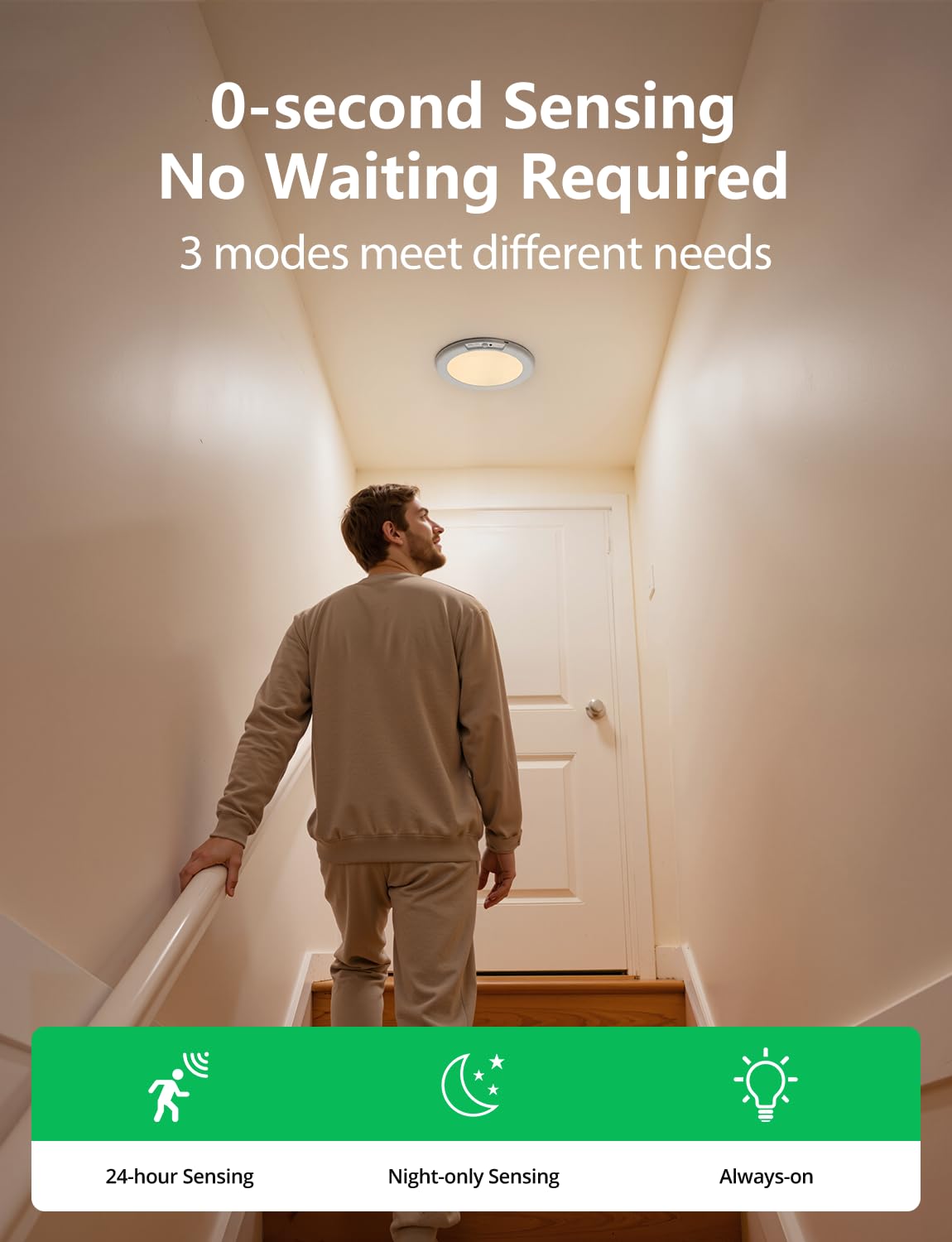 Bojim 4 Pack Rechargeable Motion Sensor Ceiling Light with Remote Wireless Magnetic LED Lights, Battery Operated Stick On Ceiling Shower Lights Renter Friendly for Closet Bedroom Hallway