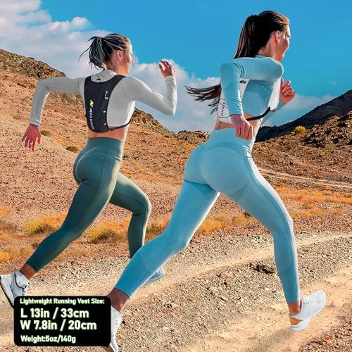 Hydration Running Vest for Women, Water Vest Backpack 5L Small, Lightweight Hydration Pack Mini Vest Women for Hiking, Trail Marathon Race (Pack with 1.5L Water Bladder)
