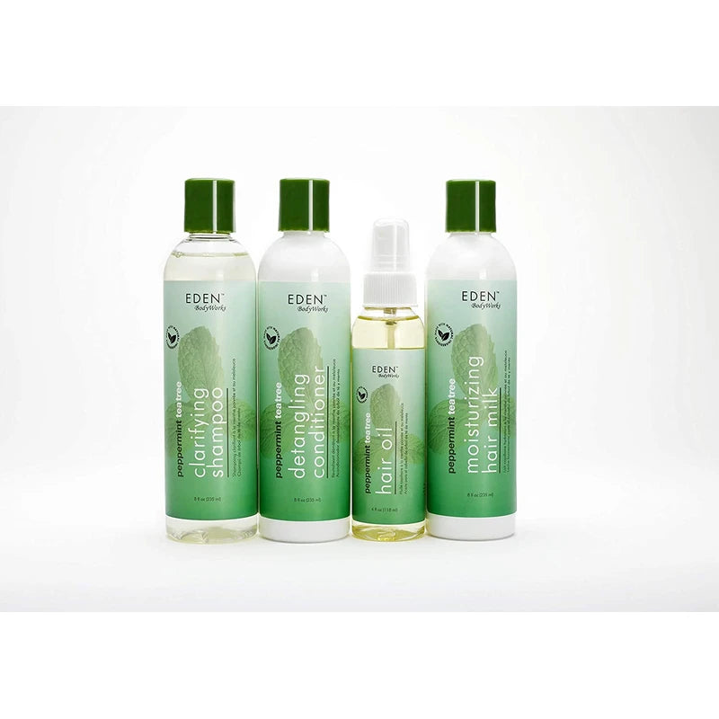 EDEN BodyWorks Peppermint Tea Tree Clear Shampoo, 8oz- Packaging May Vary