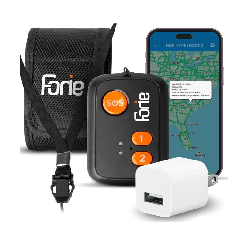 GPS Tracker for Seniors | Medical Alert Device | Tracking Device for Seniors | Mini Phone for Seniors with Unlimited Two-Way Cellular Phone Calls | Senior Tracker with Fall Down Detection | Fonie