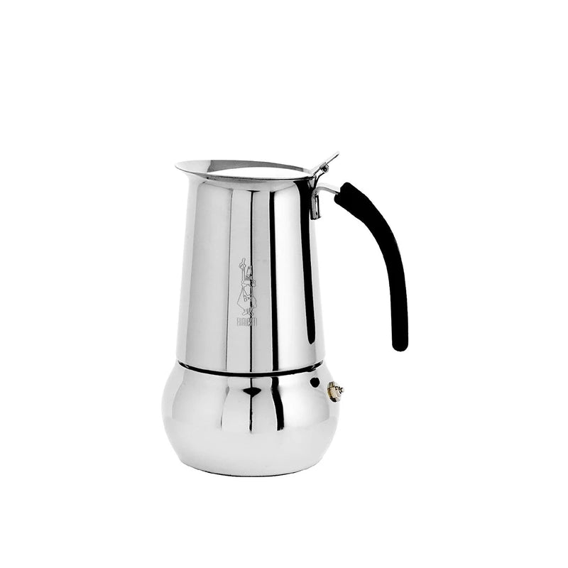 Bialetti Kitty 6 Tassen silber Espressokocher Edelstahl