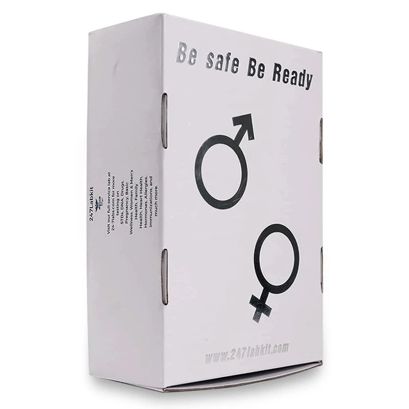 Herpes Lesion Swab Test At-Home STD Testing Kit for Women and Men - Accurate and Discreet Results CLIA Certified Labs