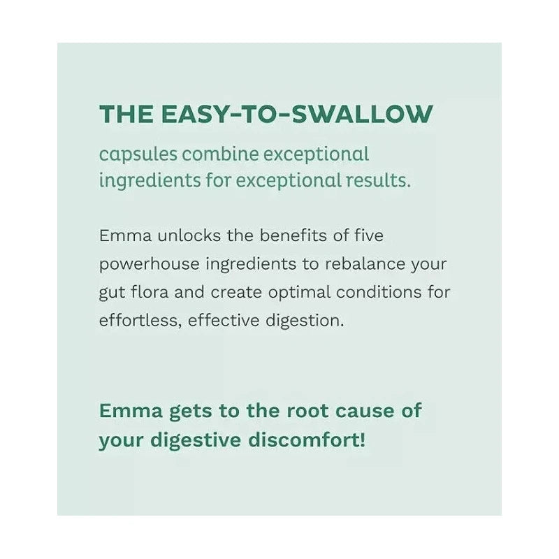 3 Pack Emma Relief Supplement Konsciens Keto For Gut Bloating - 60 Capsules