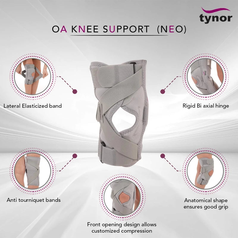 Tynor Neoprene Knee Support Sportif - XL