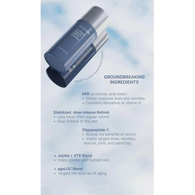 Nuskin Ageloc Tru Face Peptide Retinol Complex✨ Anti Aging ✨Wrinkles Serum✨New✨