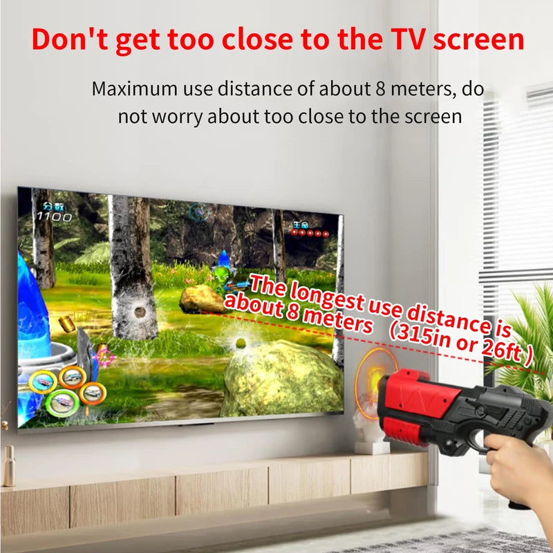 Damcoola Retro TV Game Console for Kids,Kids TV Games with Dance Mat,with 21 AR Gun Shooting Game, 200+ Dance mat Songs,900+ Games, Plug and Play,Giftware for Boys & Girls