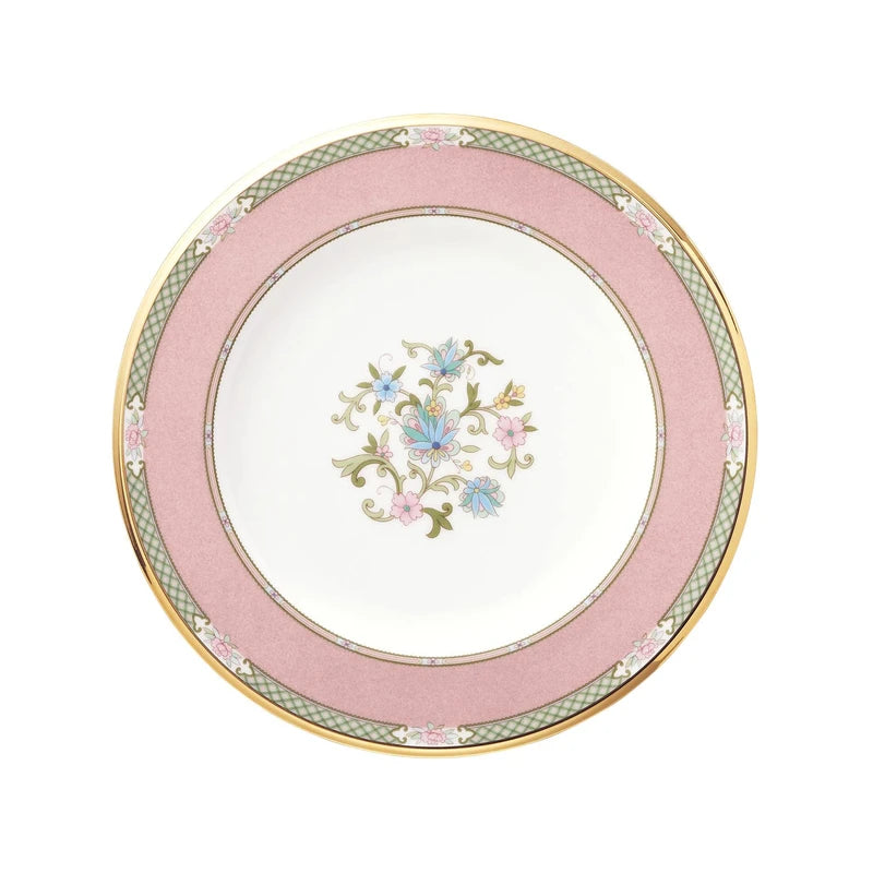 Noritake T59511/9983-7 Noritake Plate 8.7 inches (22 cm), Yoshino 1 Piece, Pink, Bone China