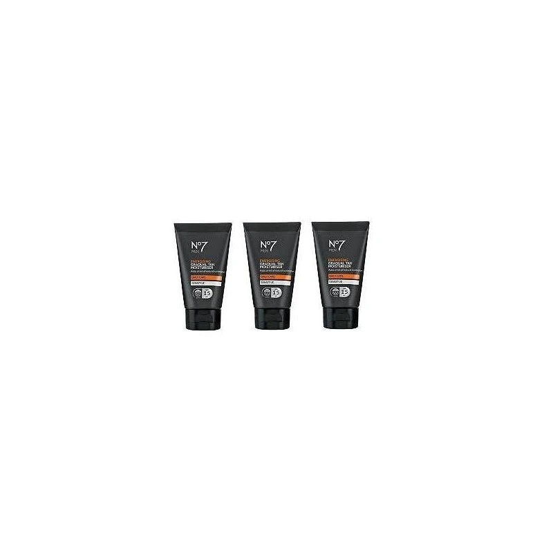 (3 PACK) No7 Men Energising Gradual Tan Moisturiser SPF 15 x 50ml