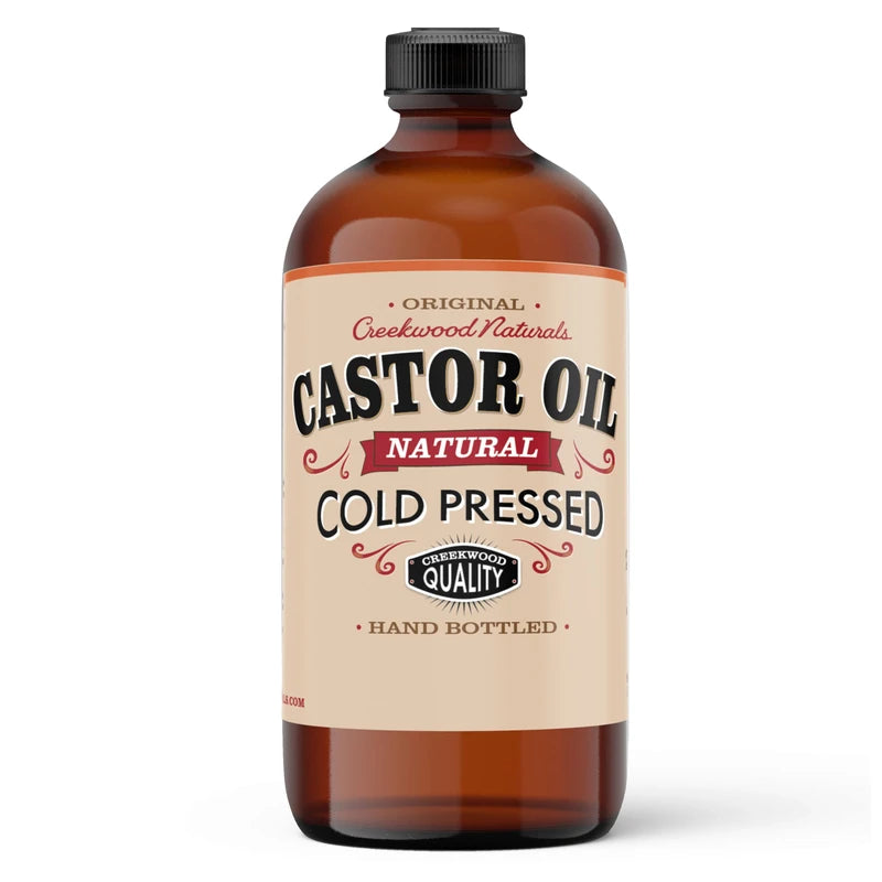 Creekwood Naturals Creekwood Naturals Castor Oil, 100% Pure Cold Pressed Hexane Free, In Glass Bottle