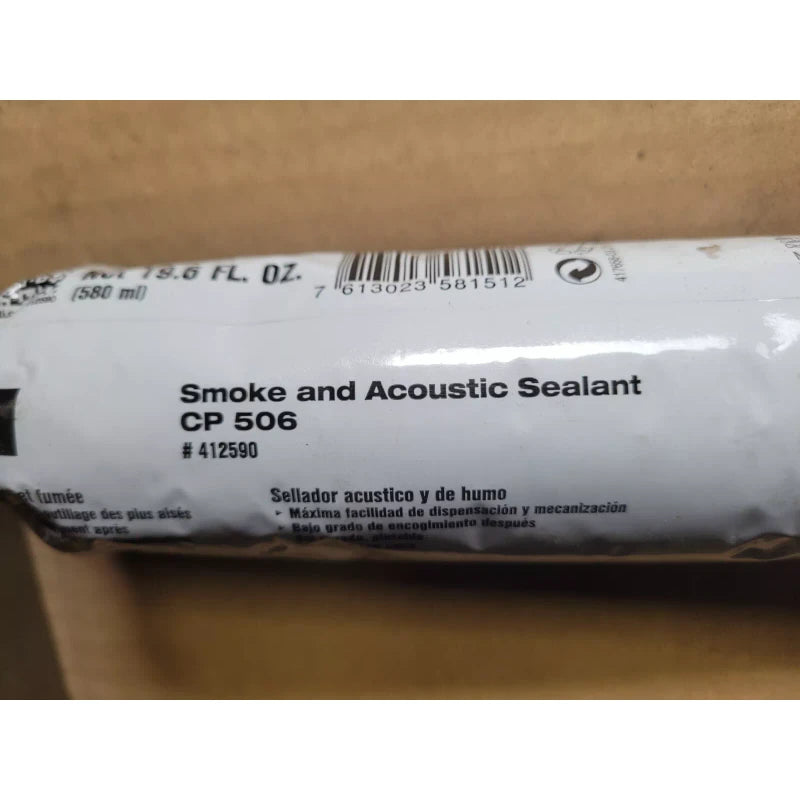 Hilti CP 506 Smoke and Acoustic Sealant 412590 19.6 Fl. Oz. white lot of 5 tubes