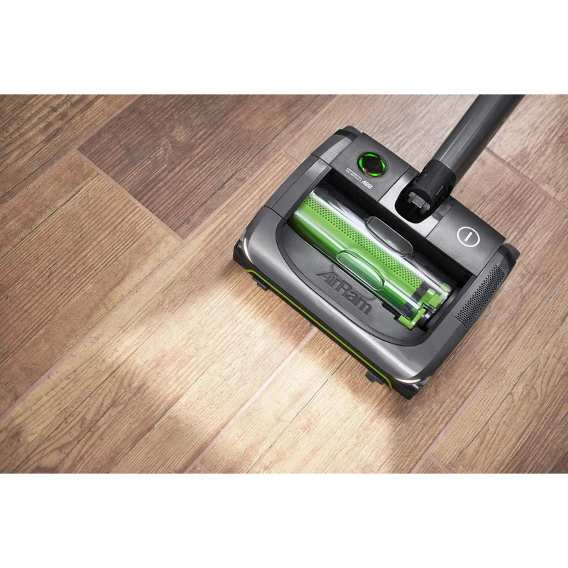Gtech AirRam MK2 Cordless Vacuum Cleaner, 0.8 L, 22V, Grey/Green