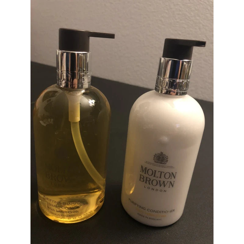 Molton Brown Purifying shampoo Indian Cress & Conditioner Set Of 2 New 10oz