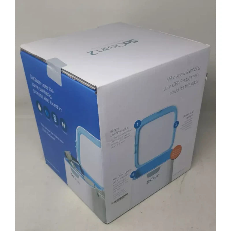 SoClean 2 CPAP Cleaner and Sanitizer, Adapters included. New-Factory Sealed